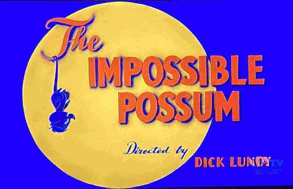 The Impossible Possum (1954)