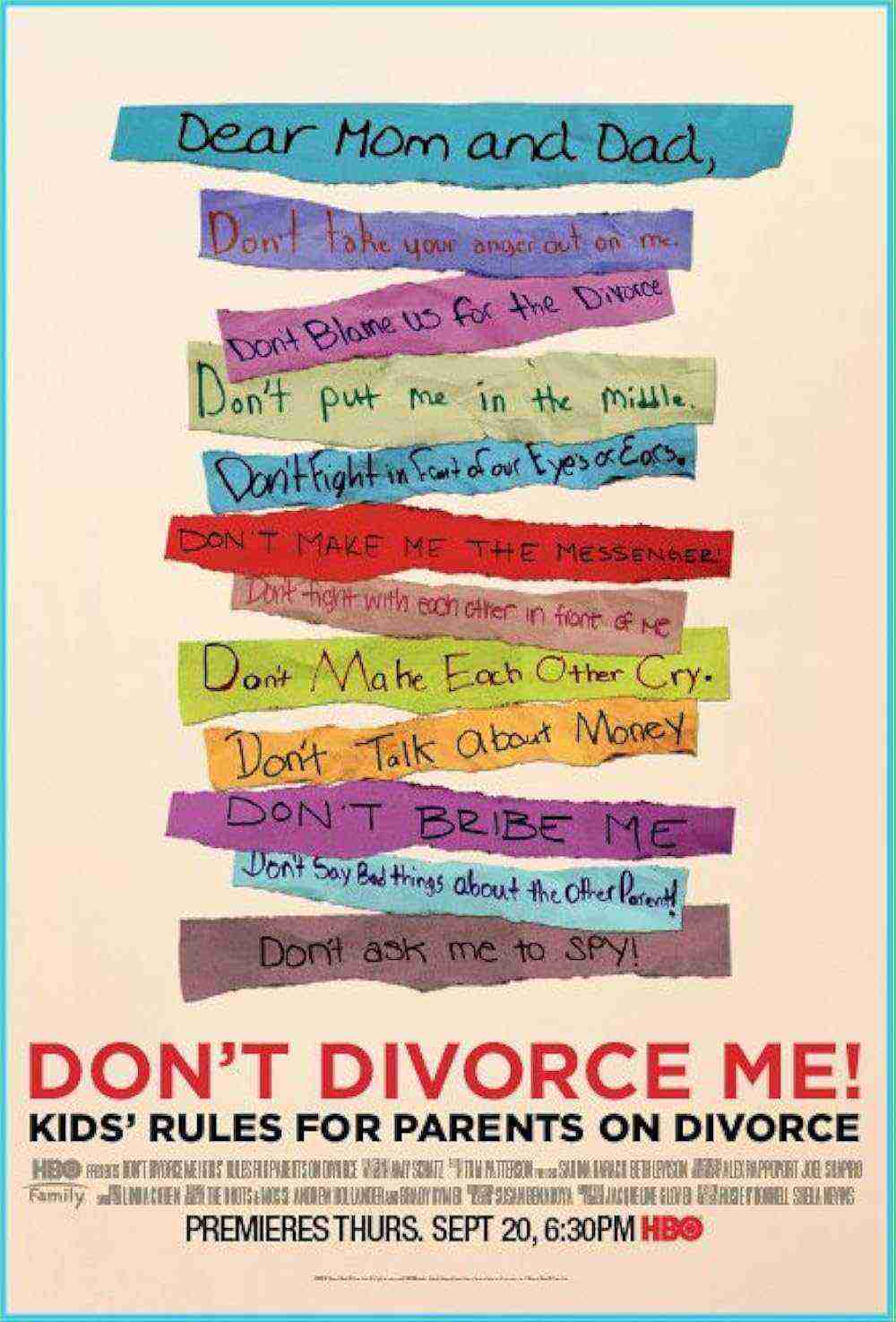 Don't Divorce Me! Kids' Rules For Parents On Divorce (2012)