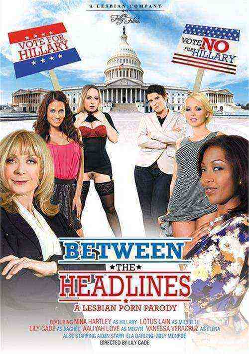 [18+] Between The Headlines: A Lesbian Porn Parody