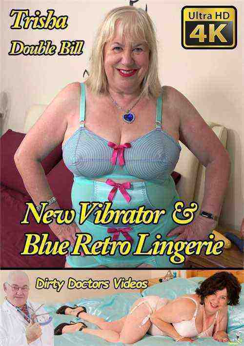 [18+] New Vibrator & Blue Retro Lingerie
