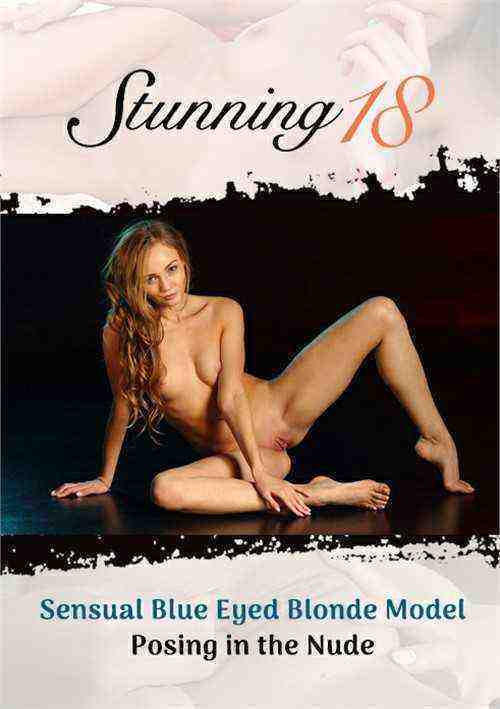 [18+] Sensual Blue Eyed Blonde Model Posing In The Nude