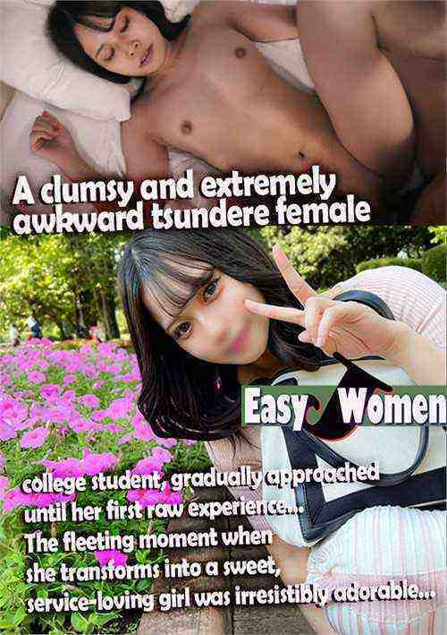 [18+] A Clumsy And Extremely Awkward Tsundere Female College Student, Gradually Approached Until Her First Raw Experience... The Fleeting Moment When She Tr
