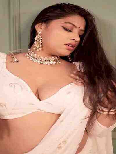 White Gray Sharee Shoot Anjali Gaud (2025) Unrated (2025)